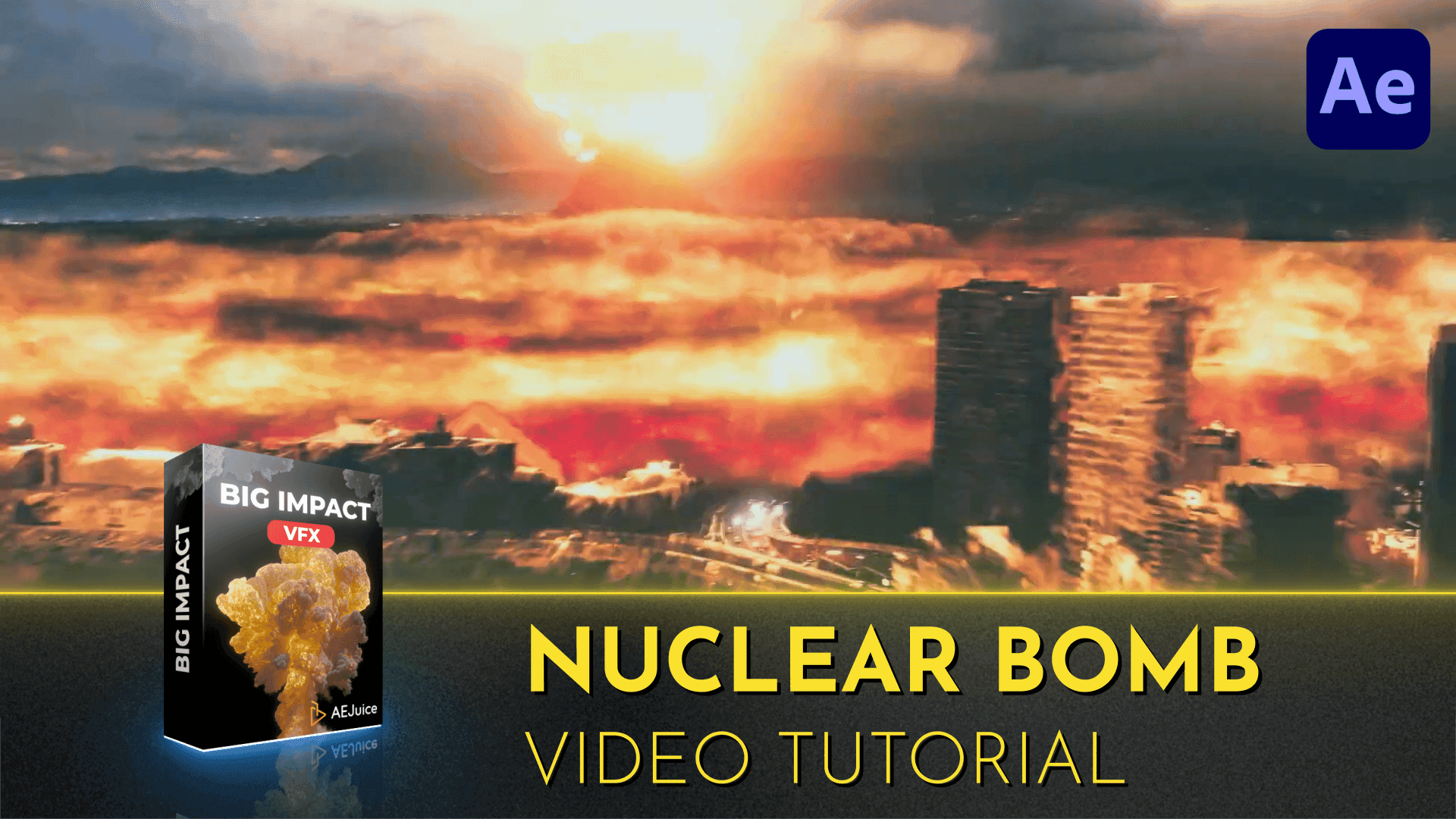 Nuclear Bomb | Tutorial After Effects | Big Impact