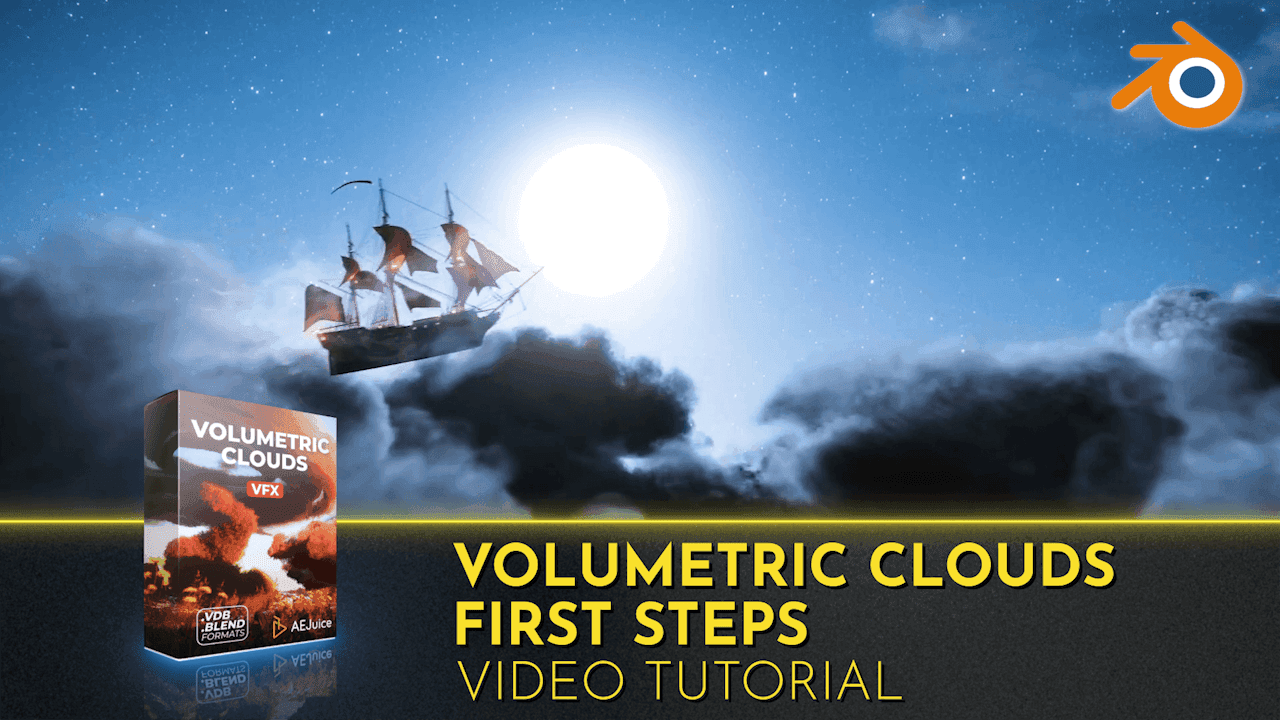 Volumetric Clouds First Steps | Blender Video Tutorial