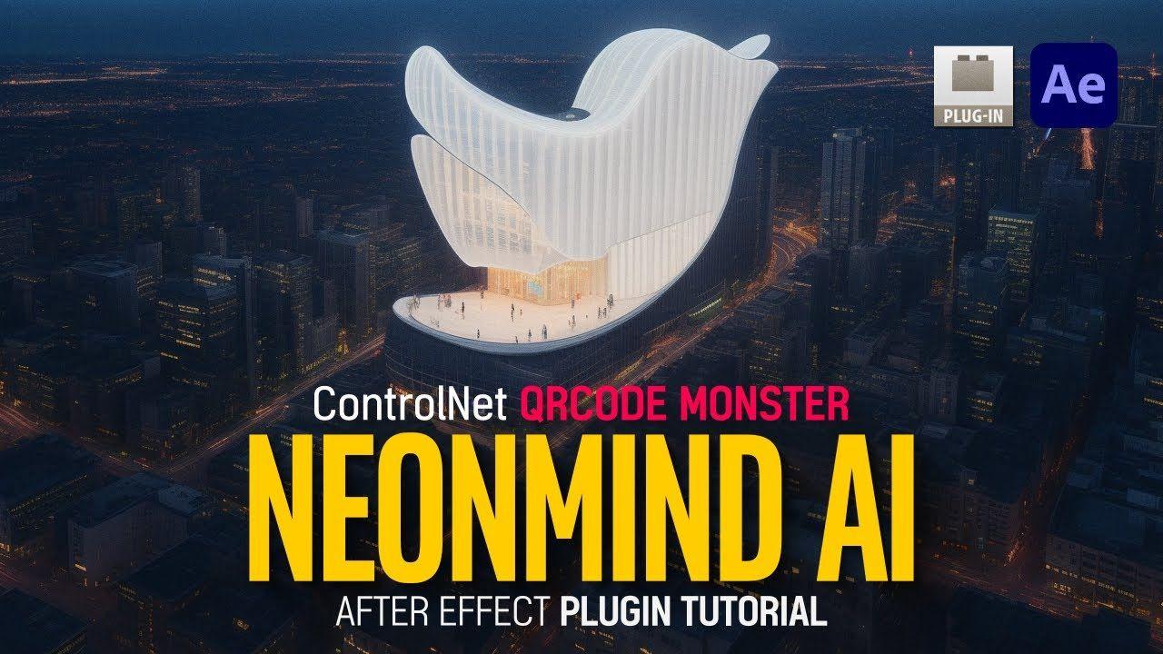 After Effects AEJuice Plugin Neonmind AI ControlNet QR Code Monster Tutorial