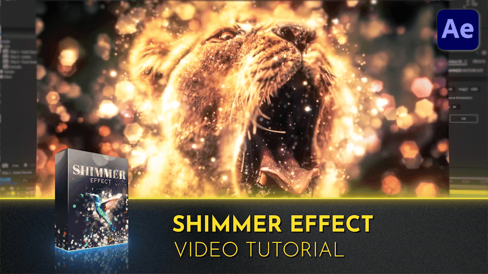 Shimmer Effect | After Effects | Video Tutorial