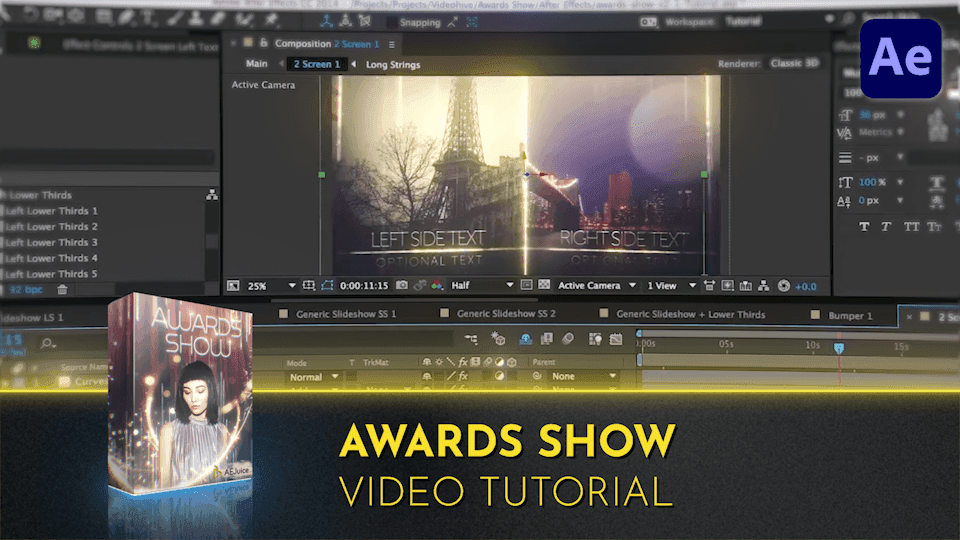 Awards Show | After Effects | Video Tutorial