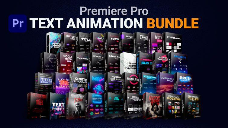 Premiere Pro Text Animation Bundle