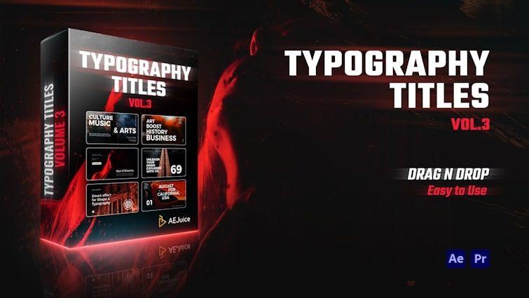 Typography Titles Volume 3