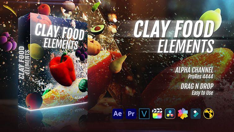 Clay Food Elements