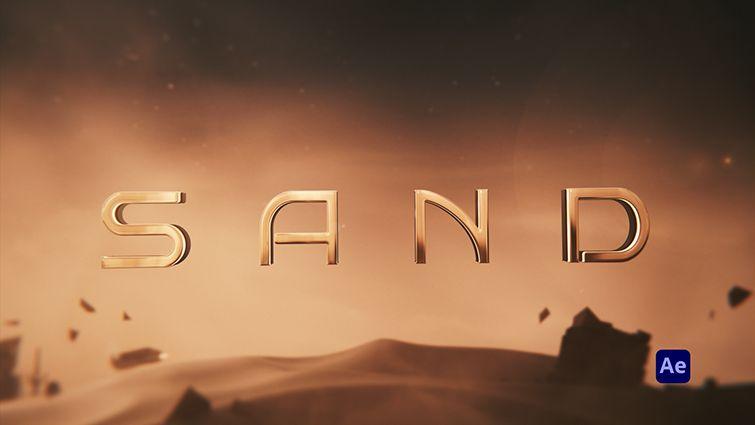 Sand Title Reveal