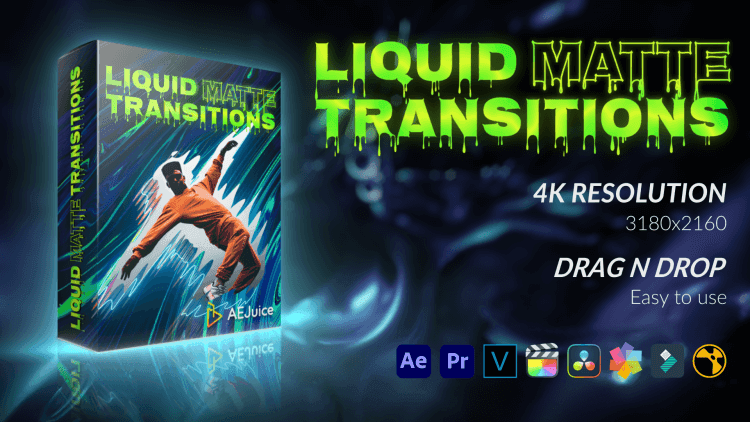 How to use Liquid Matte Transitions in After Effects and Premiere Pro