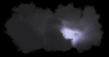 Lightning Storm Clouds example