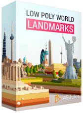 Low Poly World Landmarks