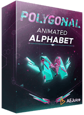 Polygonal Animated Alphabet