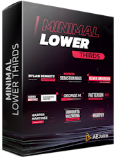 Minimal Lower Thirds